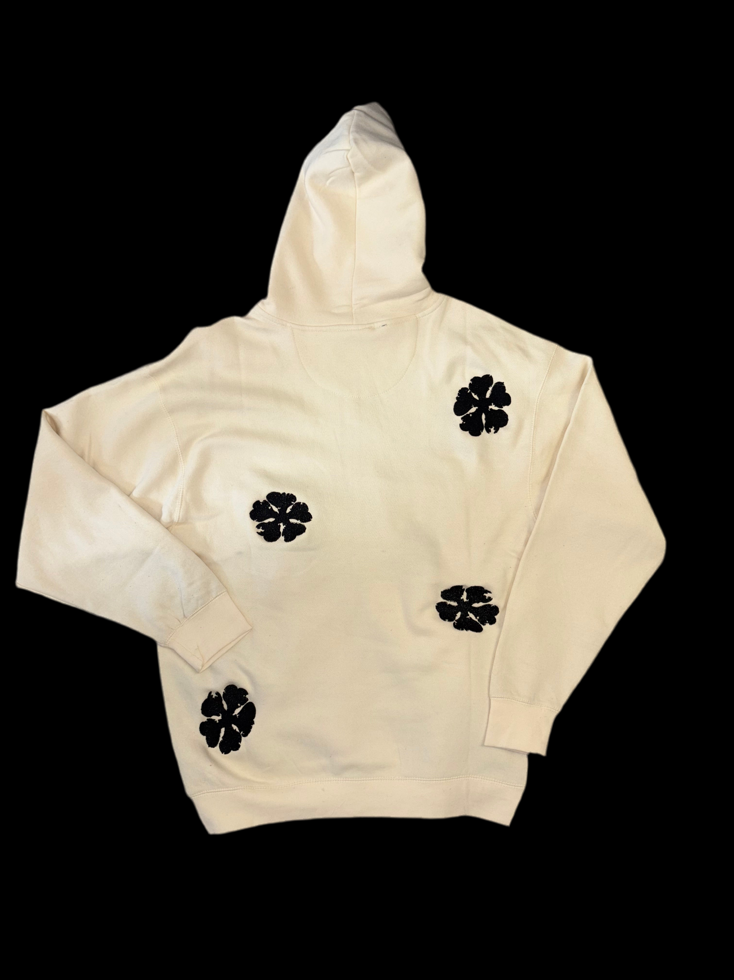 Embroidered Clover hoodie