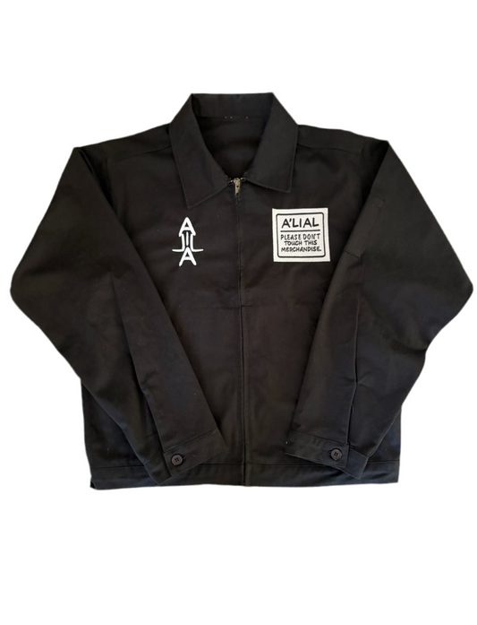 Please don’t touch this merchandise embroidered Bomber Jacket
