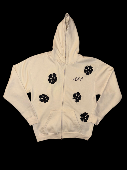 Embroidered Clover hoodie