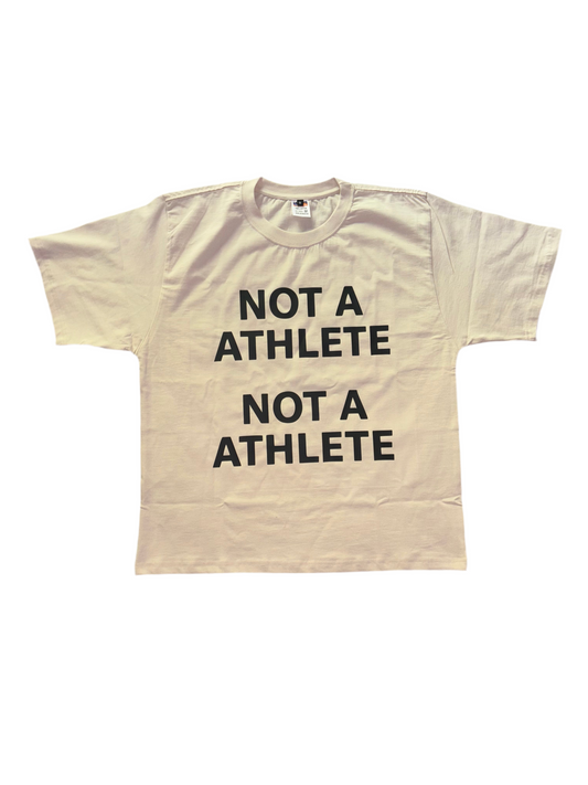 Not A Athlete tee oversized 330 gsm